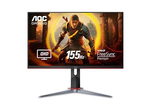 Monitor Gamer AOC HERO QUAD 27" 155Hz QHD 1440p 1ms 🛒