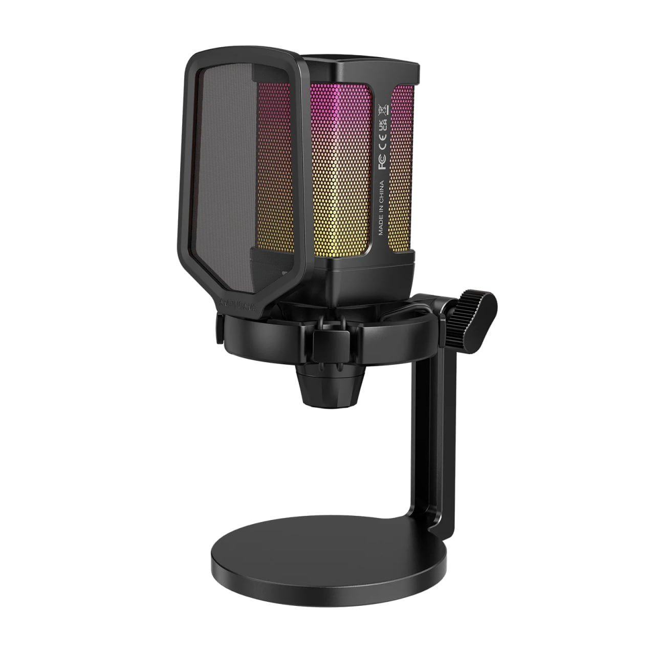 Microfone Fifine Q6 AmpliGame USB Condenser Microphone com RGB 🛒