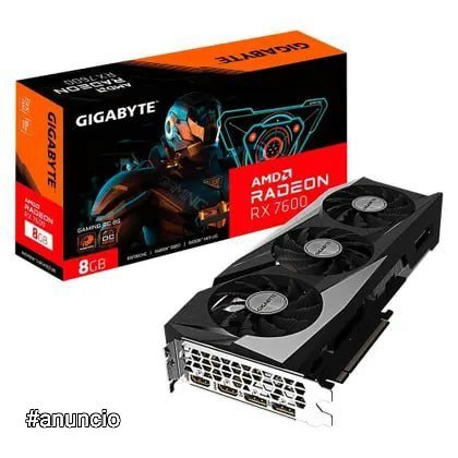 Placa de Vídeo RX 7600 GAMING OC 8G AMD Radeon Gigabyte 🛒