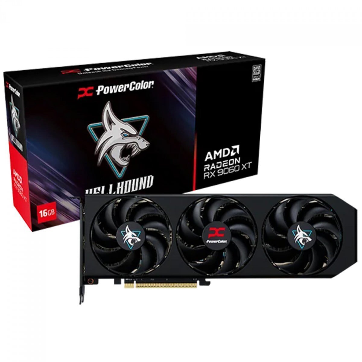 Placa de Vídeo PowerColor Hellhound AMD Radeon RX 7600 XT 🛒