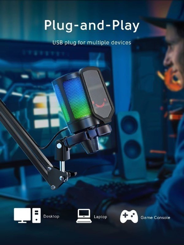 Kit Microfone Fifine A6T + Braço articulado 🛒