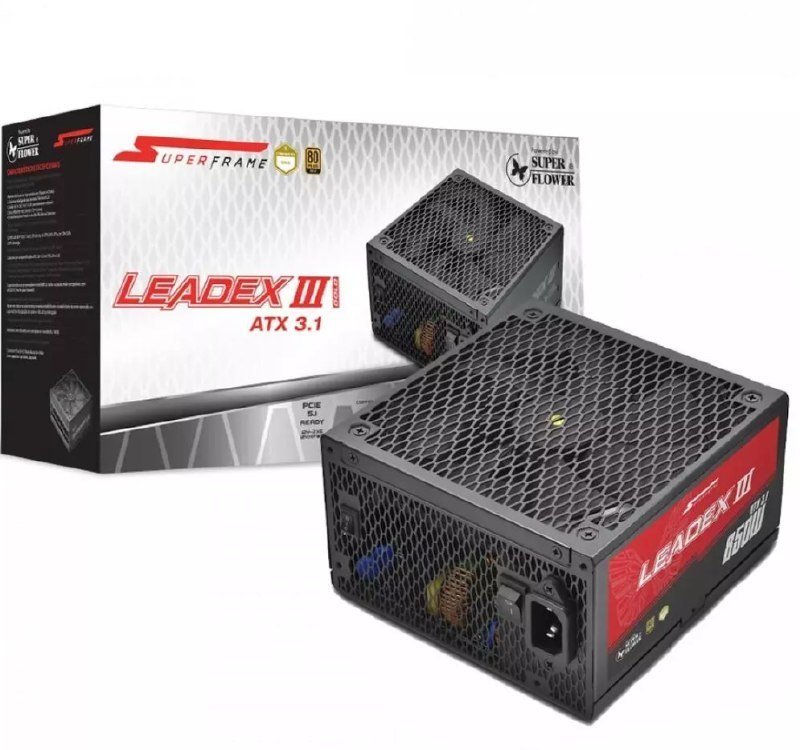Fonte SuperFrame Leadex III 850W 80 Plus Gold 🛒