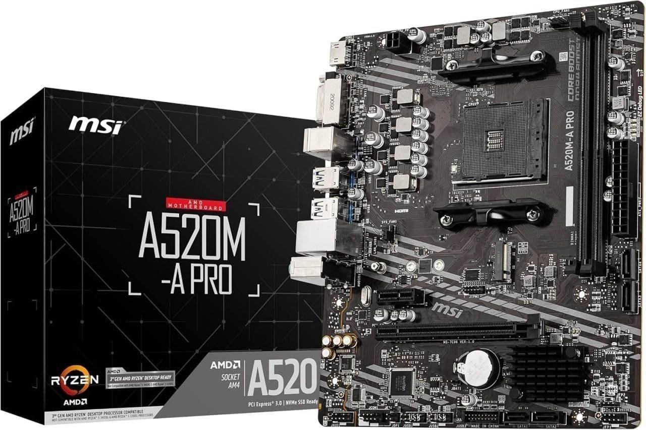 Placa Mãe MSI A520M-A PRO 🛒