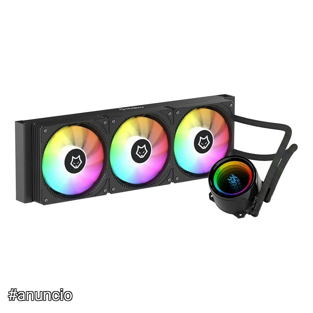 Water Cooler Husky Glacier, Iluminação ARGB, 360mm, AMD e Intel, Preto - HWT700PT 🛒