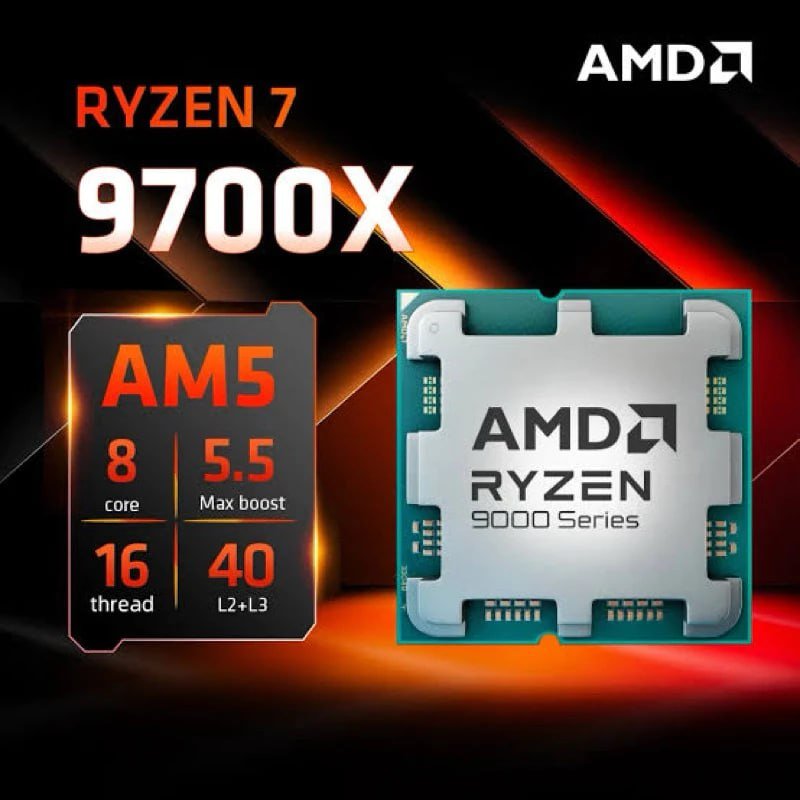 Processador Ryzen 7 9700x 🛒