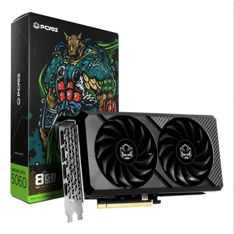 Placa de Vídeo Pcyes GeForce RTX 5060 8GB GDDR7 128-Bits 🛒
