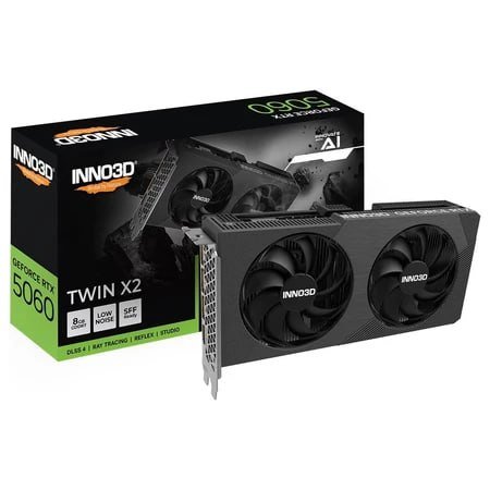 Placa de Vídeo GPU Inno3D GeForce RTX 4060 Twin X2 8GB GDDR6 128bits 🛒