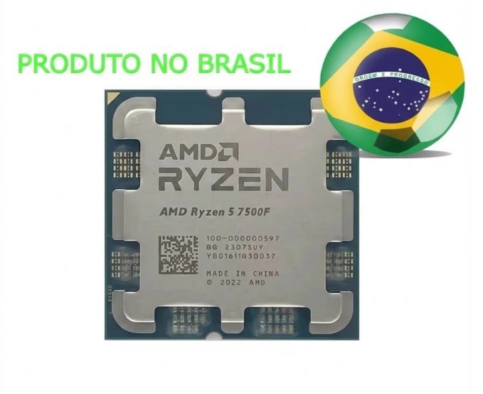 Processador AMD Ryzen 5 7500F 5.0GHz Max Turbo 38MB Cache AM5 (OEM) 🛒