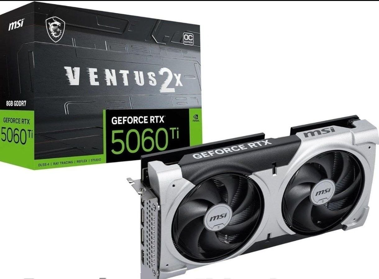 Placa de Vídeo MSI RTX 5060 Ti Ventus 2X OC Plus 🛒