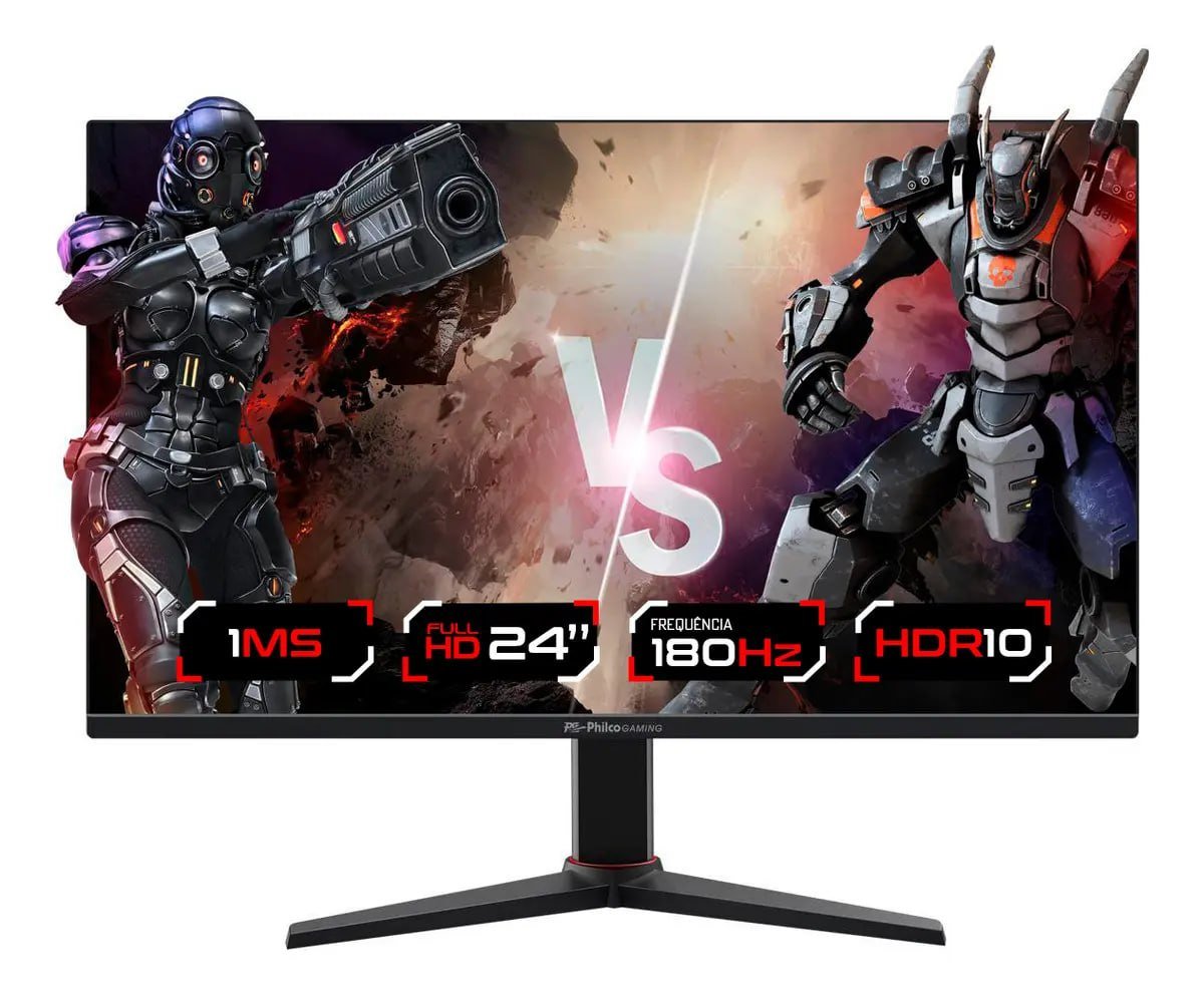 Monitor Gamer Philco 24” 180Hz Full HD IPS 🛒