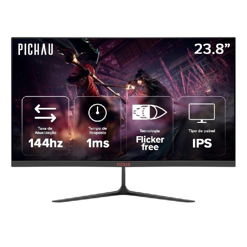 Monitor Gamer Pichau Athen V3 Neo 23.8 POL IPS 144Hz 1MS 🛒
