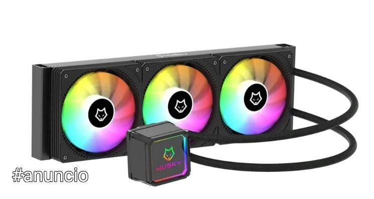 Water Cooler Husky Freezy, Iluminação ARGB, 360mm, AMD e Intel, Preto - HWT300PT 🛒