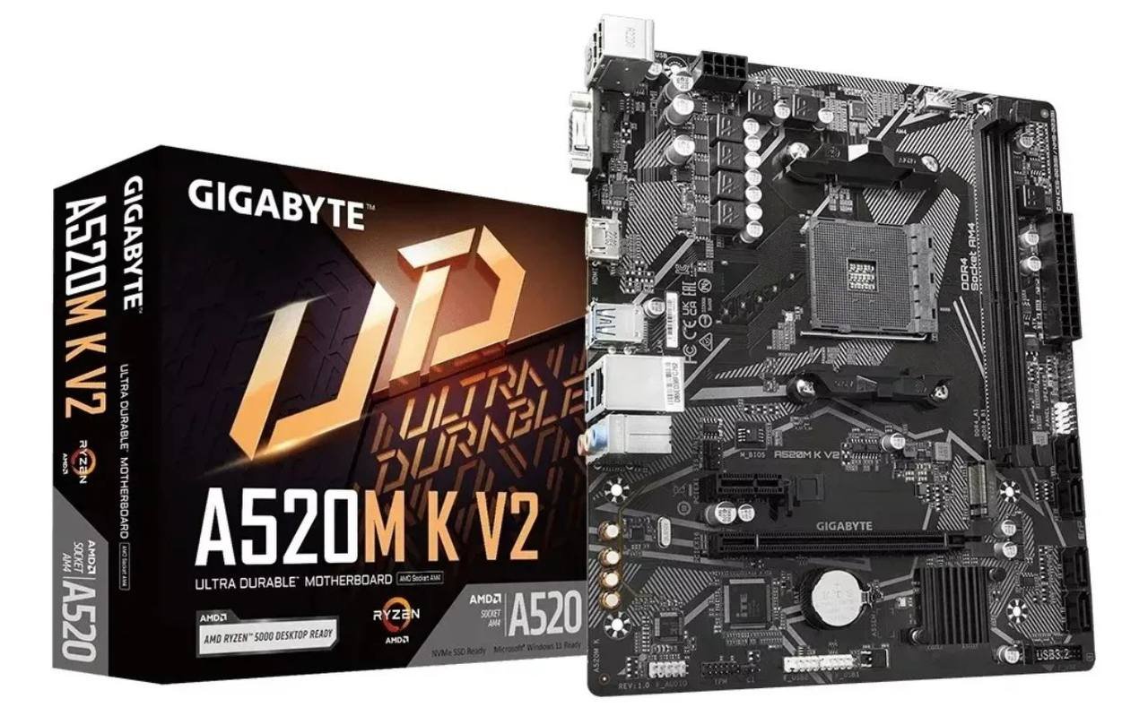 Placa Mãe Gigabyte A520M-K V2 🛒