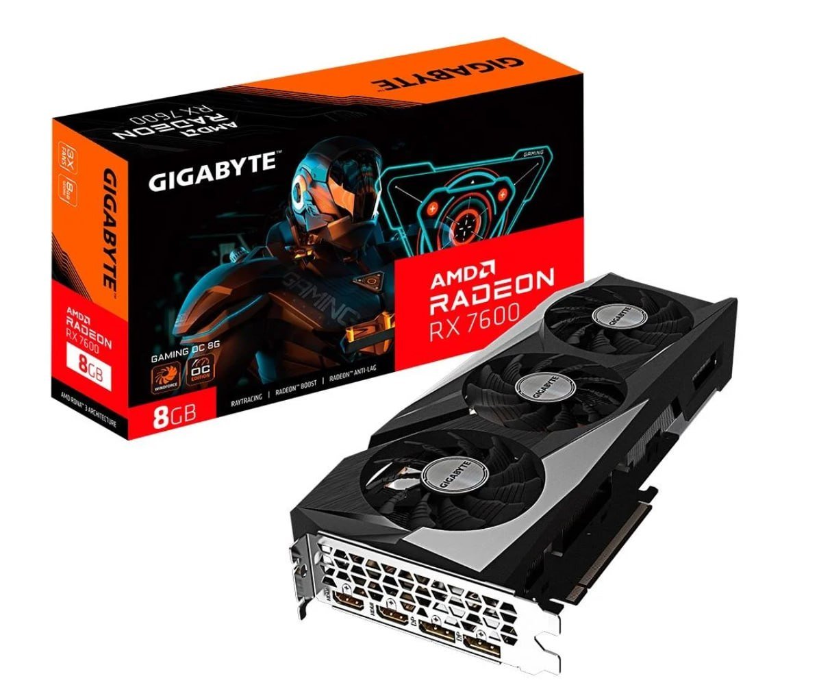 RX 7600 8GB GIGABYTE GAMING OC 🛒
