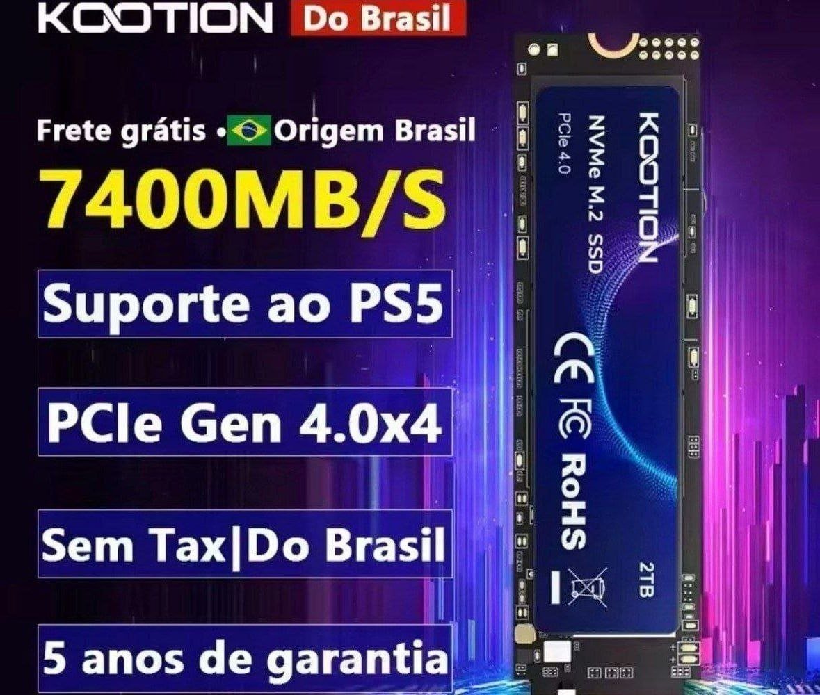 SSD M.2 NVMe Kootion 7400MB/s Gen4 🛒