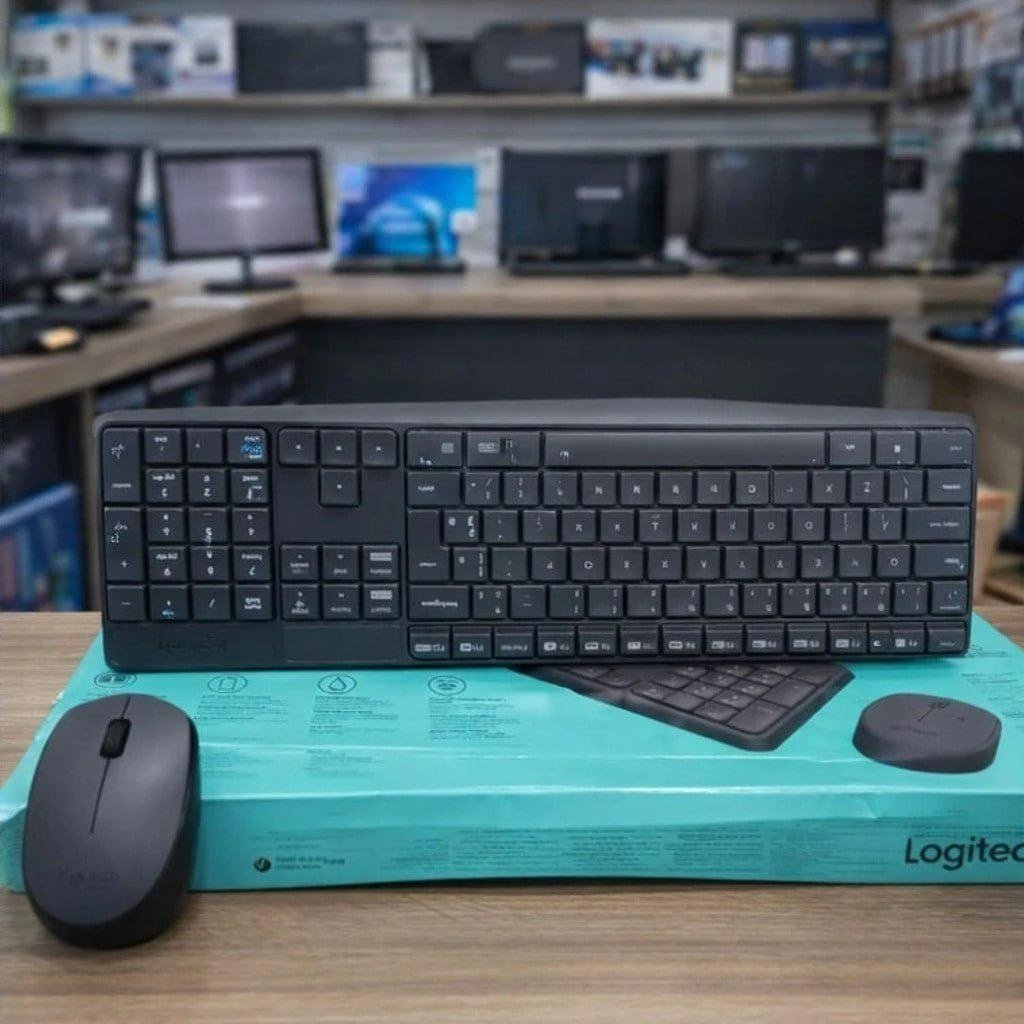 Combo Teclado e Mouse sem fio Logitech MK235 USB 🛒