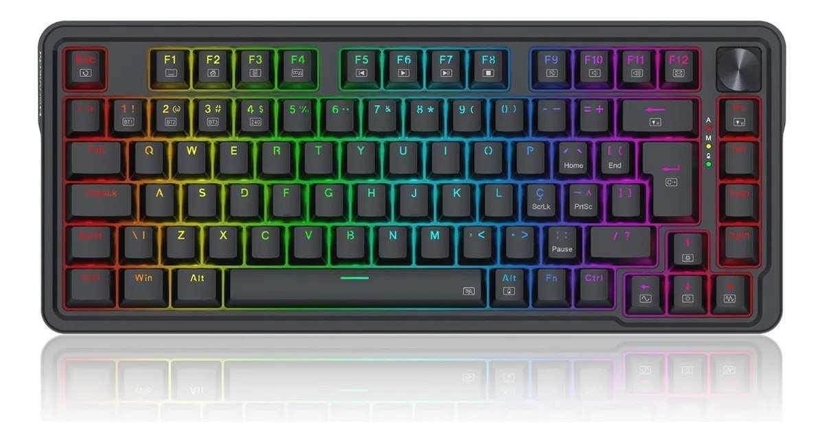 Teclado Mecânico Redragon Ucal Pro RGB - Português Brasil 🛒