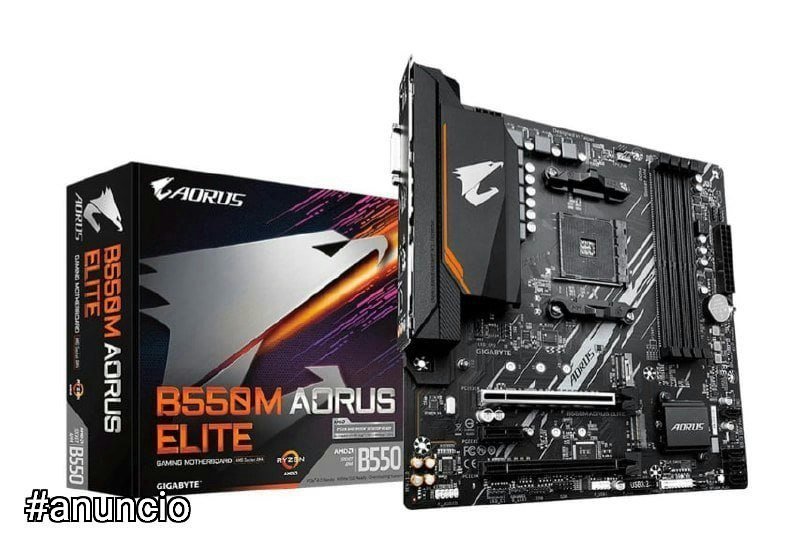 Placa-Mãe Gigabyte B550M Aorus Elite Rev. 1.3 🛒