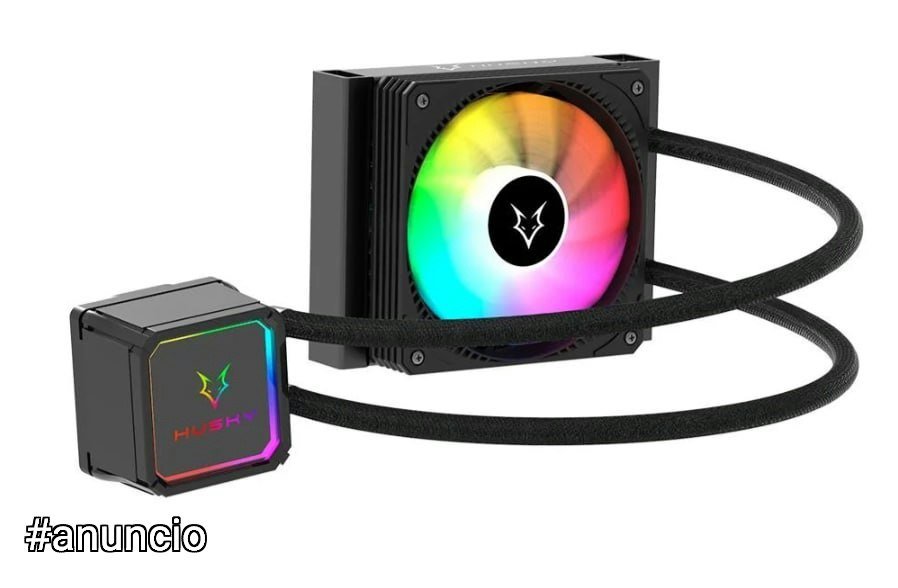 Water Cooler Husky Freezy, Iluminação ARGB, 120mm, AMD e Intel, Preto - HWT100PT 🛒