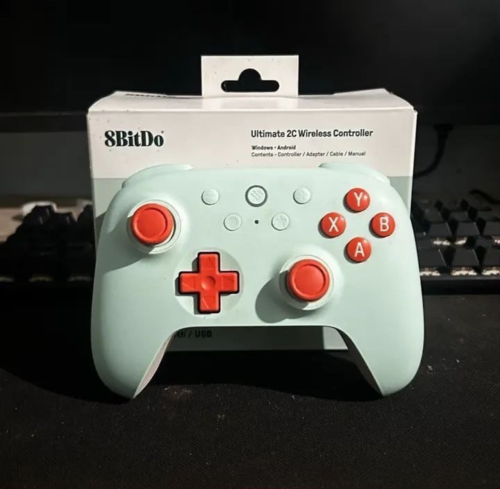 Controle 8BitDo Ultimate 2C, Sem fio, Hall Effect 🎮