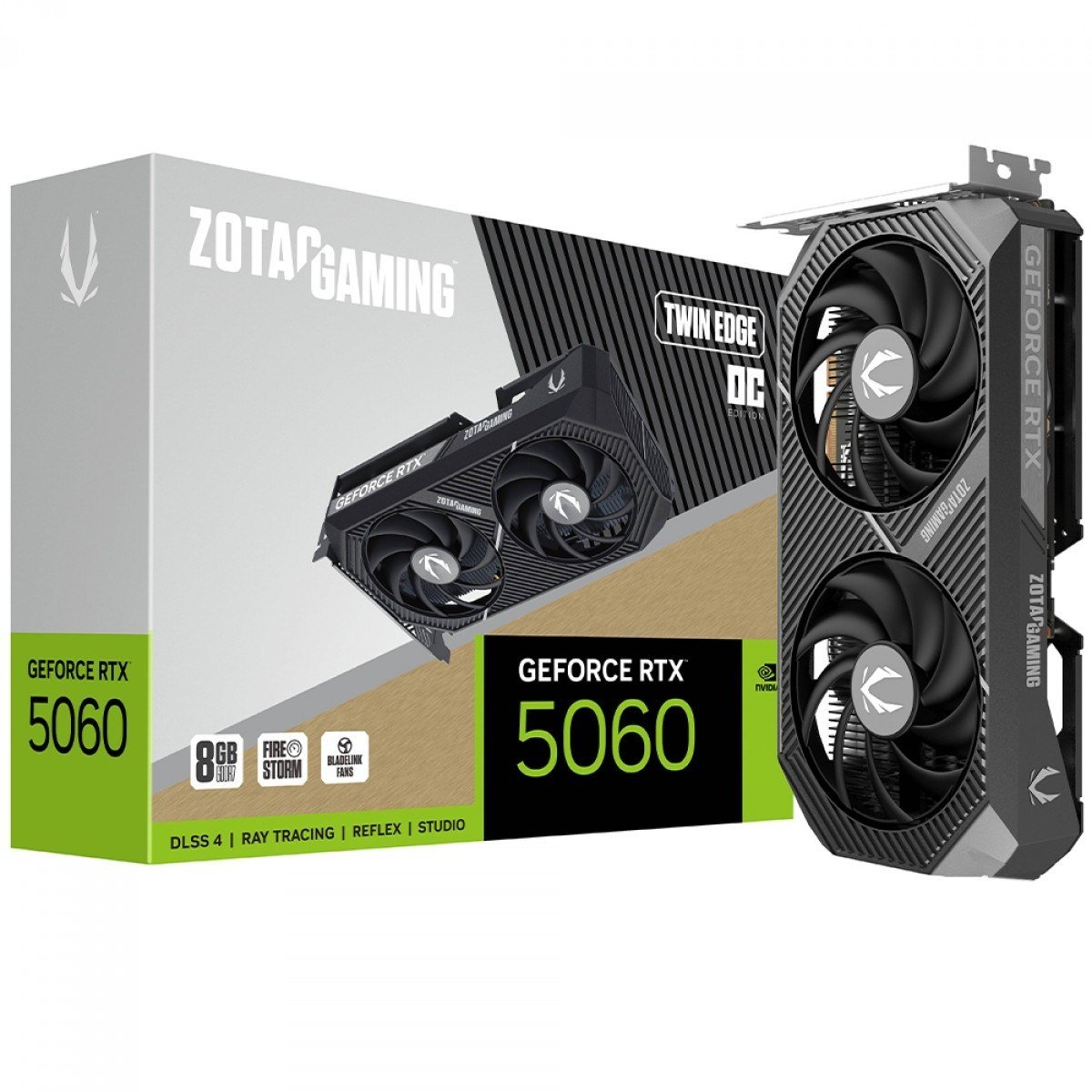 Placa de Vídeo Zotac Gaming NVIDIA GeForce RTX 5060 Twin Edge OC, 8GB, GDDR7 🛒