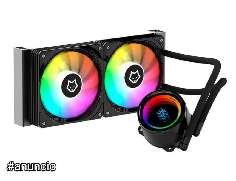 Water Cooler Husky Glacier, Iluminação ARGB, 240mm, AMD e Intel, Preto - HWT600PT 🛒