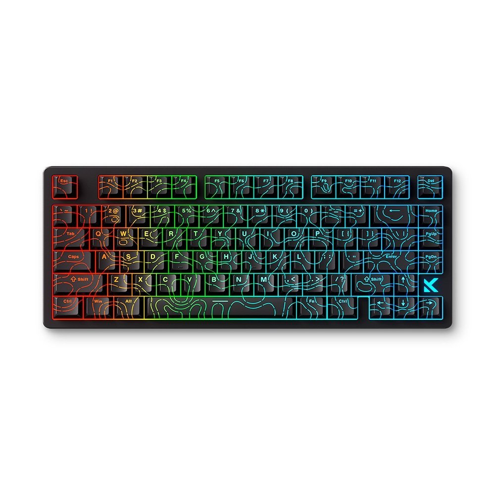 Teclado Magnetico Gamer Mchose Mc Jet75 6 Rgb Switch Topographic Uranus Polling Rate Preto Mc Jet75 🛒
