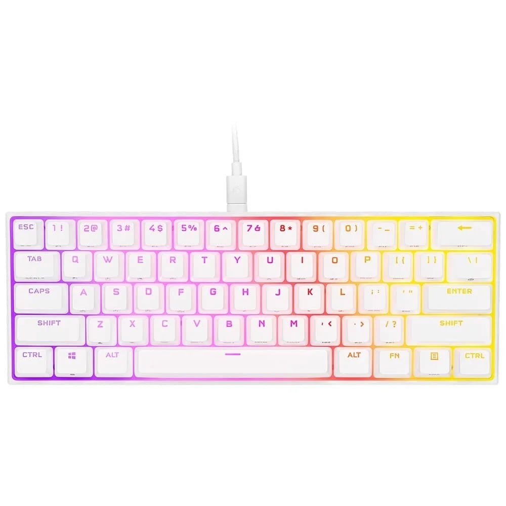 🔥 TECLADO GAMER MECÂNICO CORSAIR K65 RGB MINI 8000HZ