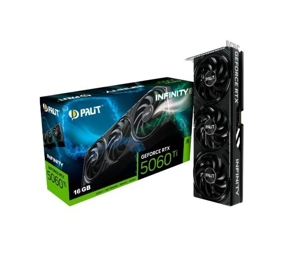 🔥 Placa de Vídeo Palit GeForce RTX5060Ti INFINITY 3