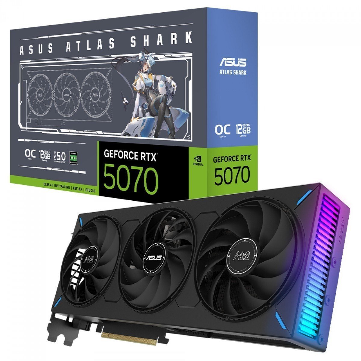 Placa de Vídeo Asus NVIDIA GeForce RTX 5070 ATS OC 🛒
