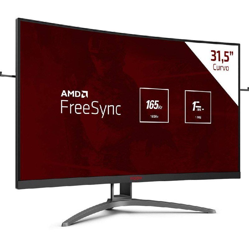 Monitor Gamer AOC Agon 32" Curvo 165Hz 1ms FreeSync AG323FCXE 🛒