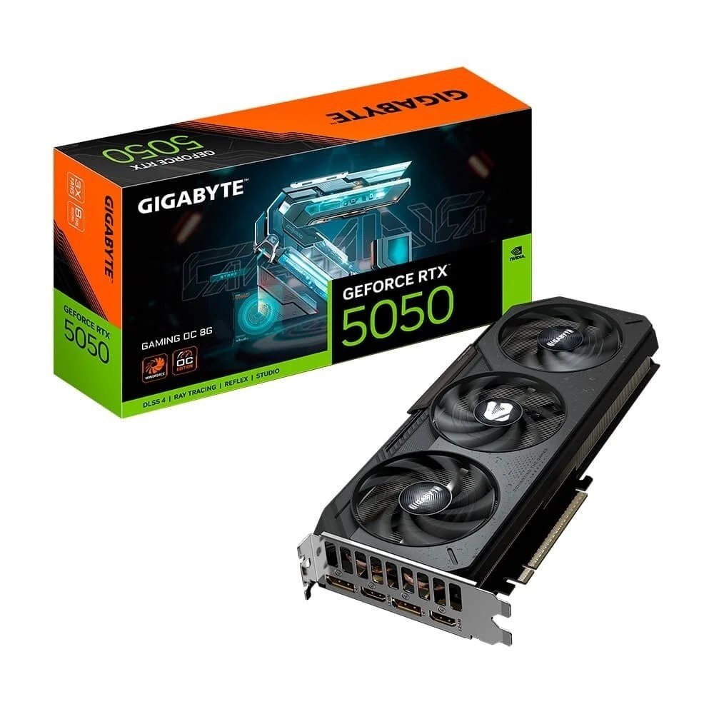 🔥 Placa de Vídeo Gigabyte RTX 5050 GAMING OC 8G NVIDIA GeForce