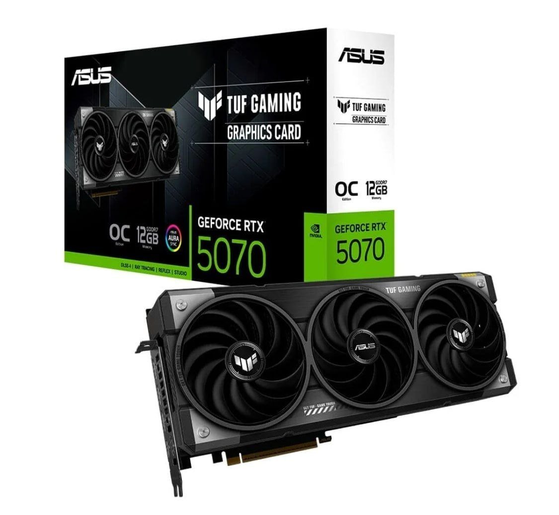Placa de Vídeo ASUS RTX 5070 TUF Gaming NVIDIA GeForce 🛒
