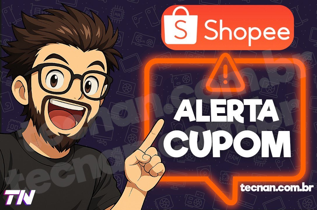🔥 CUPOM EXCLUSIVO DO CANAL SHOPEE 🔥