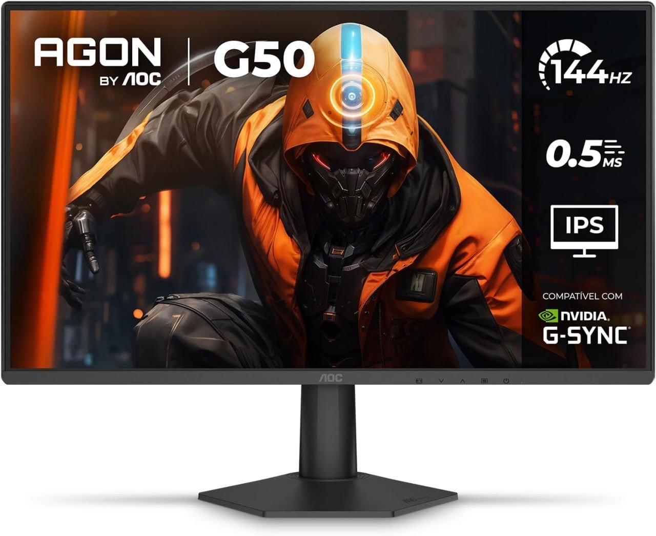 Monitor Gamer AOC AGON G50 24" 144Hz 0,5ms IPS HDR10 G-SYNC 24G50F 🛒