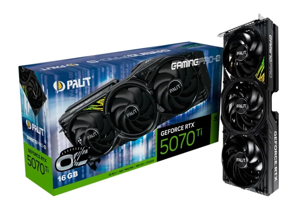🔥 RTX 5070 Ti 16GB PALIT GAMING PRO S OC