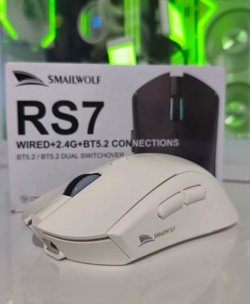 Mouse Gamer Sem Fio SMAILWOLF RS7 (Kit com 2) 🛒