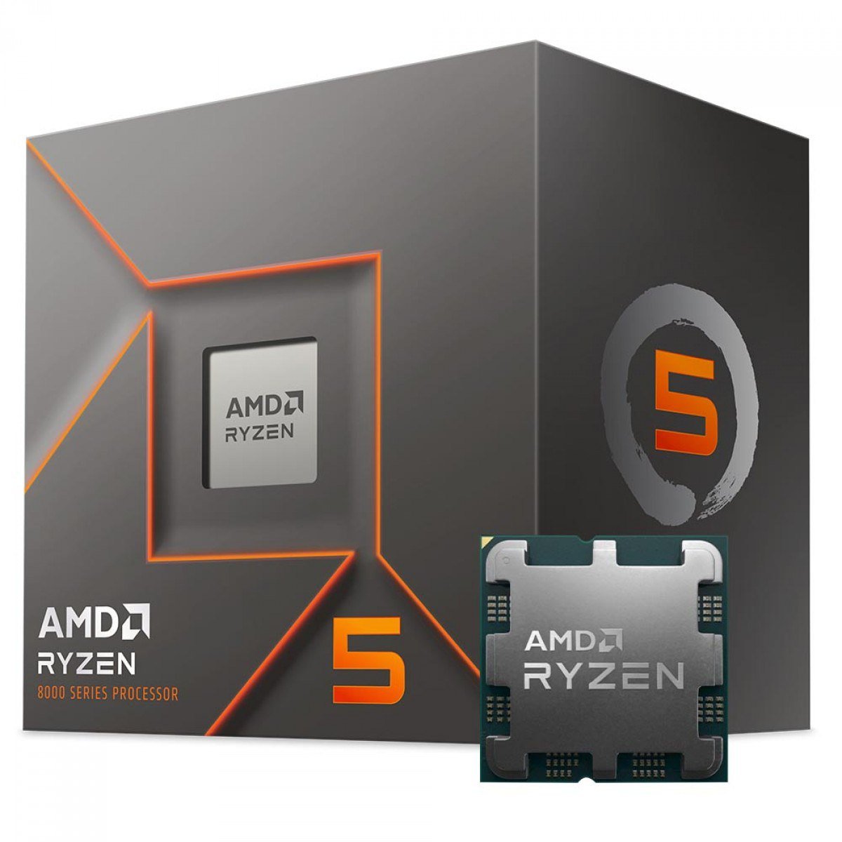 🔥 Processador AMD Ryzen 5 8400F, 4.2GHz (4.7GHz Turbo), 6-Cores 12-Threads, AM5, Com Cooler AMD Wraith Stealth, 100-100001591BOX