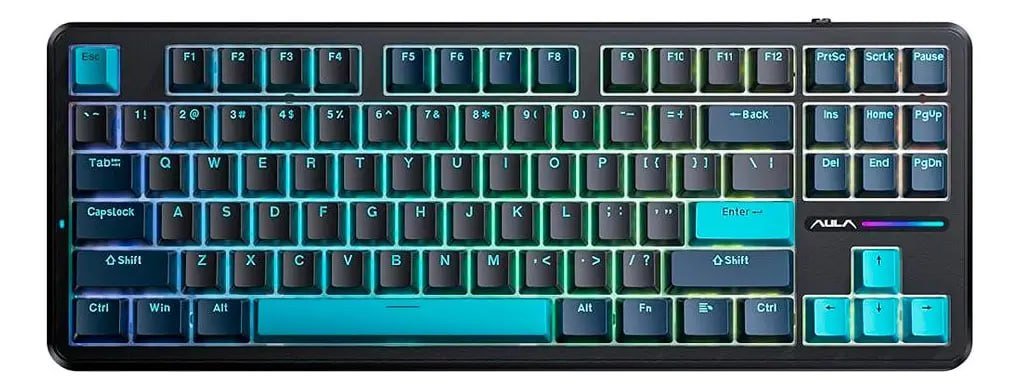 🔥 Teclado Mecânico Epomaker 3in1 Aula F87 Gamer Rgb Hot Swap