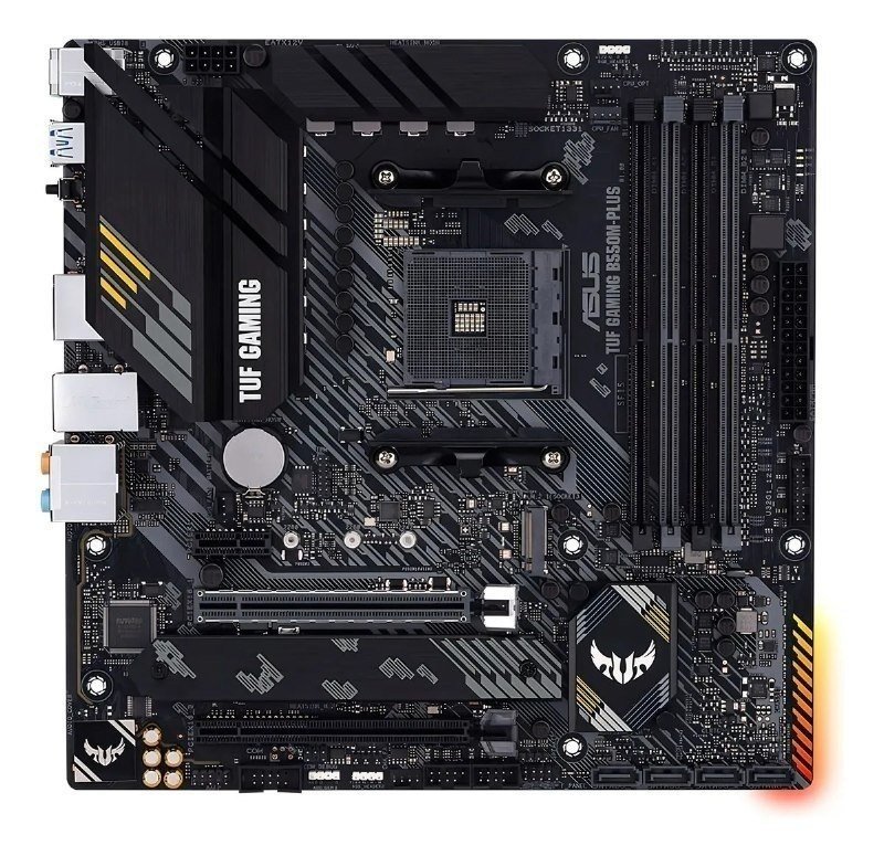🔥 Placa-mãe Asus P/amd Am4 B550m-plus Tuf Gaming 4xddr4 Matx