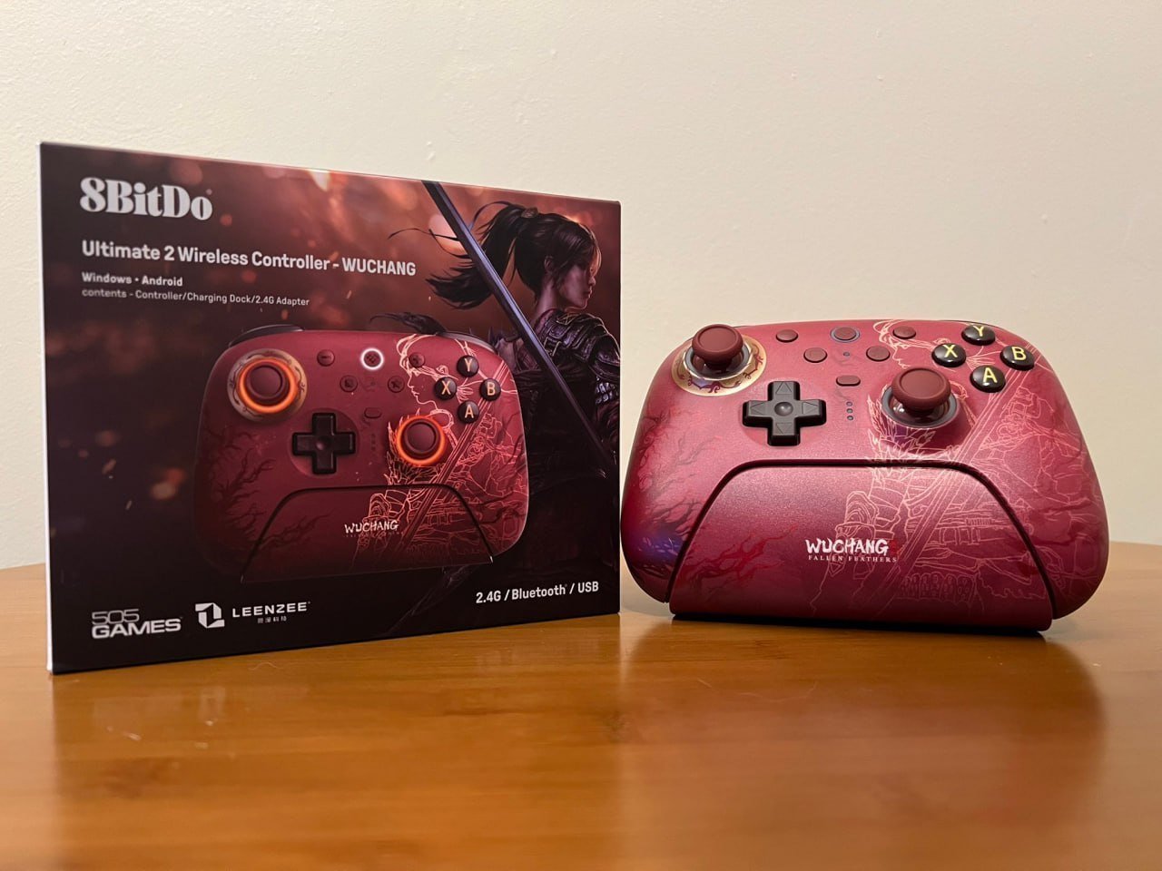 Controle 8BitDo Sem Fio Ultimate 2 – Edição Limitada WUCHANG 🎮