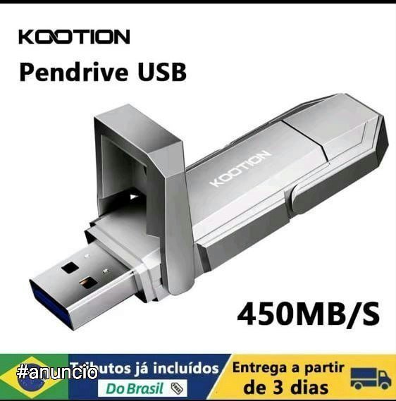 🔥 KOOTION U54 Pendrive USB C Flash Drive 512GB 450 MB/s USB 3.2 Gen2x2