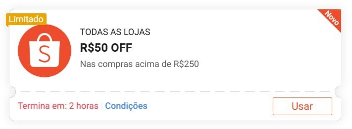 🔥 CUPONS DE DESCONTO SHOPEE