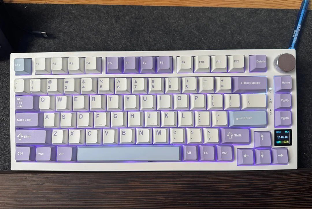 Teclado Mecânico Sem Fio Ajazz AK820 PRO, Knob de volume, Com Tela TFT configurável 🛒