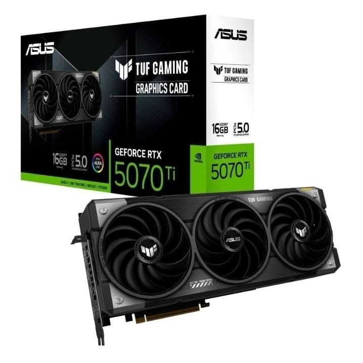 Placa de Vídeo Asus TUF-RTX 5070 TI 16G GAMING NVIDIA Geforce 🛒