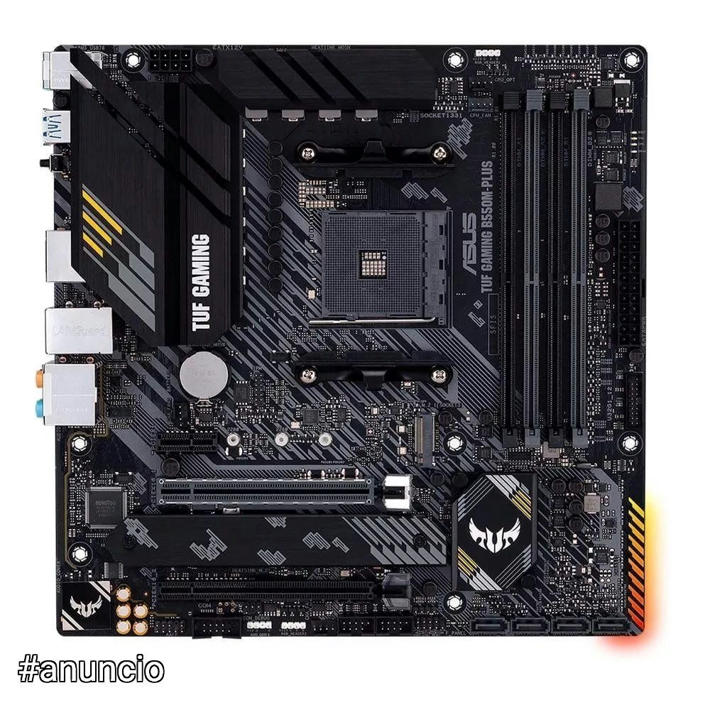 🔥 Placa-Mãe AMD AM4 Asus TUF GAMING B550M-Plus