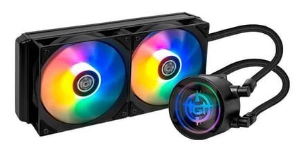 🔥 Water Cooler TGT Spartel V2 • 240mm • RGB Rainbow • Preto