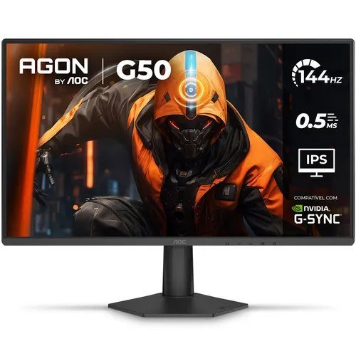 🔥 Monitor Gamer Aoc Agon G50 24 144hz 0,5ms 24g50f Preto