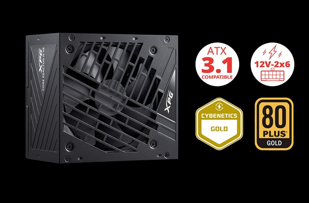 🔥 Fonte XPG Core Reactor II VE, 850W, 80 Plus Gold, Modular, PFC Ativo, Preto