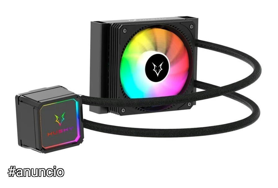 Water Cooler Husky Freezy, Iluminação ARGB, 120mm, AMD e Intel, Preto - HWT100PT 🛒